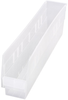 Store-More 6 Shelf Bin, Clear; Bin Colour Quantum Storage - 42AC5852 - Newark, An Avnet Company
