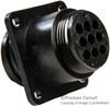Circular Connector Receptacle, Size 17, 9 Position, Panel; Product Range Amp - Te Connectivity - 92F8448 - Newark, An Avnet Company