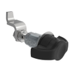 VISE ACTION® Compression Latch, Large Size, Wing, Zinc Alloy, Powder Coated, Black - E3-2250-15 - Southco