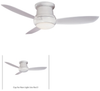 F574-WH Wet Location / Damp Location Approved - F574-WH - Minka Group