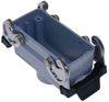 Standard, Rectangular Hood, size 77.27, Double Latch, Top PG21 cable entry - CHV-16X - Mencom Corporation