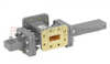 50 dB WR-90 Waveguide Crossguide Coupler with CPR-90G Flange and SMA Female Coupled Port from 8.2 GHz to 12.4 GHz in Bronze - FMWCT1075 - Fairview Microwave Inc.