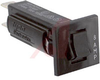 Circuit Breaker;Therm;Push;Cur-Rtg 8A;Snap-In Front Panel;1 Pole - 70199159 - Allied Electronics, Inc.