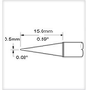 Metcal Smartheat Soldering Tip PHT-753035 - Conical Tip - 0.59 in Tip Length - 0.02 in Tip Width - PHT-753035 - R. S. Hughes Company, Inc.