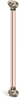 Standard Nylon Liquid Level Gage, 12” Centerline, Back Mount 1/2”-20 with Nuts - B3642-11200BB1W - Oil-Rite Corp.