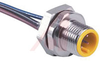 Cordset, M12 Eurofast, Receptacle, Front Mount - 70034495 - Allied Electronics, Inc.