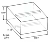 84 Gallon Marine Water Tank - S-W2084 - Plastic-Mart