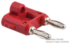 Double Banana Plug, 15A, Screw, Red; Gender Pomona - 78Y6670 - Newark, An Avnet Company