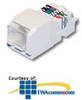 Panduit® Mini-Com TX6 PLUS Shuttered Jack - CJD688TP - TelephoneStuff.com