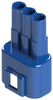 Plug Housing, 3Pos, Pbt, Blue; Product Range Edac - 79Y0590 - Newark, An Avnet Company