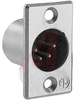 XLR Receptacle; Male; 0.866 in. - 70088526 - Allied Electronics, Inc.
