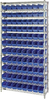 Open Wire Shelving, 12Shelves, 88Bin/blu; Shelving Unit Type Quantum Storage - 44AC8038 - Newark, An Avnet Company