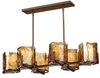Light Island Chandelier - F2690/6RBZ - Murray Feiss Lighting