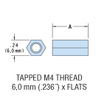 Nylon Spacers - 12604 - bisco industries