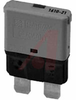 Circuit Breaker;Therm;Push;Cur-Rtg 15A;Socket;1 Pole;Vol-Rtg 28VDC;Blade Snap - 70128981 - Allied Electronics, Inc.
