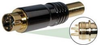 Heavy duty gold plated 3 pc. metal S-Video cable mt. (m) -- CV-SVMD4CAHD