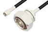 SMA Male to 7/16 DIN Male Cable 24 Inch Length Using RG58 Coax, RoHS - PE3221LF-24 - Pasternack