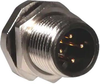 Sensor Conn, M12, 4Pos, Plug, Panel; Product Range Norcomp - 62AJ7469 - Newark, An Avnet Company