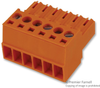 Terminal Block, Plug-In, 6 Position, 28-14Awg; Pitch Spacing Weidmuller - 89K9629 - Newark, An Avnet Company