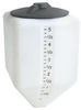5 Gallon Square Cone Bottom Specialty Rinse Tank 8