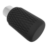 Captive Nut, 6-32 Thread, Blind Hole, Steel Ferrule, Aluminum Knob, Black - N7-62-51 - Southco