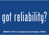 Reliability Label - 110752 - Brady Corporation