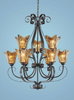 Mid. Chandeliers-Glass Up - 664485 - Capital Lighting, Inc.