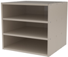 Akro-Mils Akrodrawers 60 lb Putty Powder Coated, Textured Stackable Super Modular Cabinet - 17 in Overall Length - 18 in Width - 16 1/2 in Height - Non-Lockable - AD1817P - AD1817P - R. S. Hughes Company, Inc.