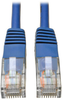 Cat5e 350 MHz Molded UTP Patch Cable (RJ45 M/M), Blue, 75 ft. -- N002-075-BL - Image