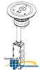 Legrand - Wiremold Flush Furniture Feed Poke-Thru Assembly - 4FFATC - TelephoneStuff.com