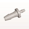Straight Reducer Connector, Barbed, Natural - HSR84 - Qosina Corp.