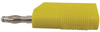 Banana Plug, Stacking, 4Mm, 30A, Yellow; Gender Multicomp - 80P3586 - Newark, An Avnet Company