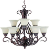 Mid. Chandeliers-Glass Up - 251640 - Light Center (The)