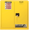 Justrite Sure-Grip EX 40 gal Yellow Hazardous Material Storage Cabinet - 43 in Width - 44 in Height - 697841-11337 - 697841-11337 - R. S. Hughes Company, Inc.