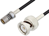 Snap-On BMA Jack to BNC Male Cable 24 Inch Length Using LMR-100 Coax - PE3C4934-24 - Pasternack