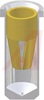 Receptacle, Pin; Brass Alloy (Shell), Beryllium Copper (Contact); 34 -- 70206492