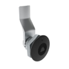 Quarter-Turn Cam Latch, 7 mm Triangle Recess, 22mm  Grip, Sealed, Zinc Alloy, Powder Coat, Black - E5-1-025-121 - Southco