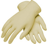 PIP 62-321PF Off-White Small Latex Disposable Cleanroom Gloves - Rough Finish - 9.5 in Length - 616314-04964 - 616314-04964 - R. S. Hughes Company, Inc.