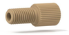 Super Flangeless™ Nut PEEK, 1/4-28 Flat-Bottom, for 1/8