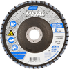 Norton Metal ZA Coarse Center Mount Fiberglass Conical Flap Disc -- 66254491778 - Image