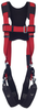 Protecta PRO Red Small Vest-Style Shoulder, Back, Leg Padding Body Harness - Polyester Webbing - 648250-17372 - 648250-17372 - R. S. Hughes Company, Inc.