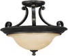 Light Indoor Semi-Flush Mount - SF231LBR - Murray Feiss Lighting