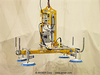 Electric Powered Vacuum Lifter with Four Pads and Powered Tilt -- ET100M4-30-2/30SP - Image