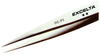 Tweezers - Straight - Medium Tips (Length: 3.5; Material: carbon steel) - EXCELTA 0C-PI - R. S. Hughes Company, Inc.