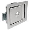 Push-to-Close Latch, Medium Size, Locking, 7.9mm  Grip, Steel, Zinc Plated, Bright Chromate - 64-22-13 - Southco