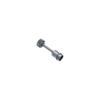 Captive Screw, 6-32 Thread, Flare-in, Slotted Recess, Knurled Bright Knob - 51-18-407-24 - Southco