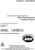 Safety Requirements for Grinding Machines -- ANSI B11.9-2010 (R2015)
