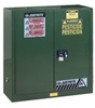 Justrite Sure-Grip EX 30 gal Green Hazardous Material Storage Cabinet - 43 in Width - 44 in Height - 697841-11348 - 697841-11348 - R. S. Hughes Company, Inc.