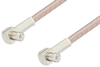 MCX Plug Right Angle to MCX Plug Right Angle Cable 60 Inch Length Using RG316-DS Coax - PE37099-60 - Pasternack