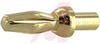 Plug, Banana; Miniature Rivet Banana Plug; 5 A (Max.); Gold Plated Brass - 70197999 - Allied Electronics, Inc.